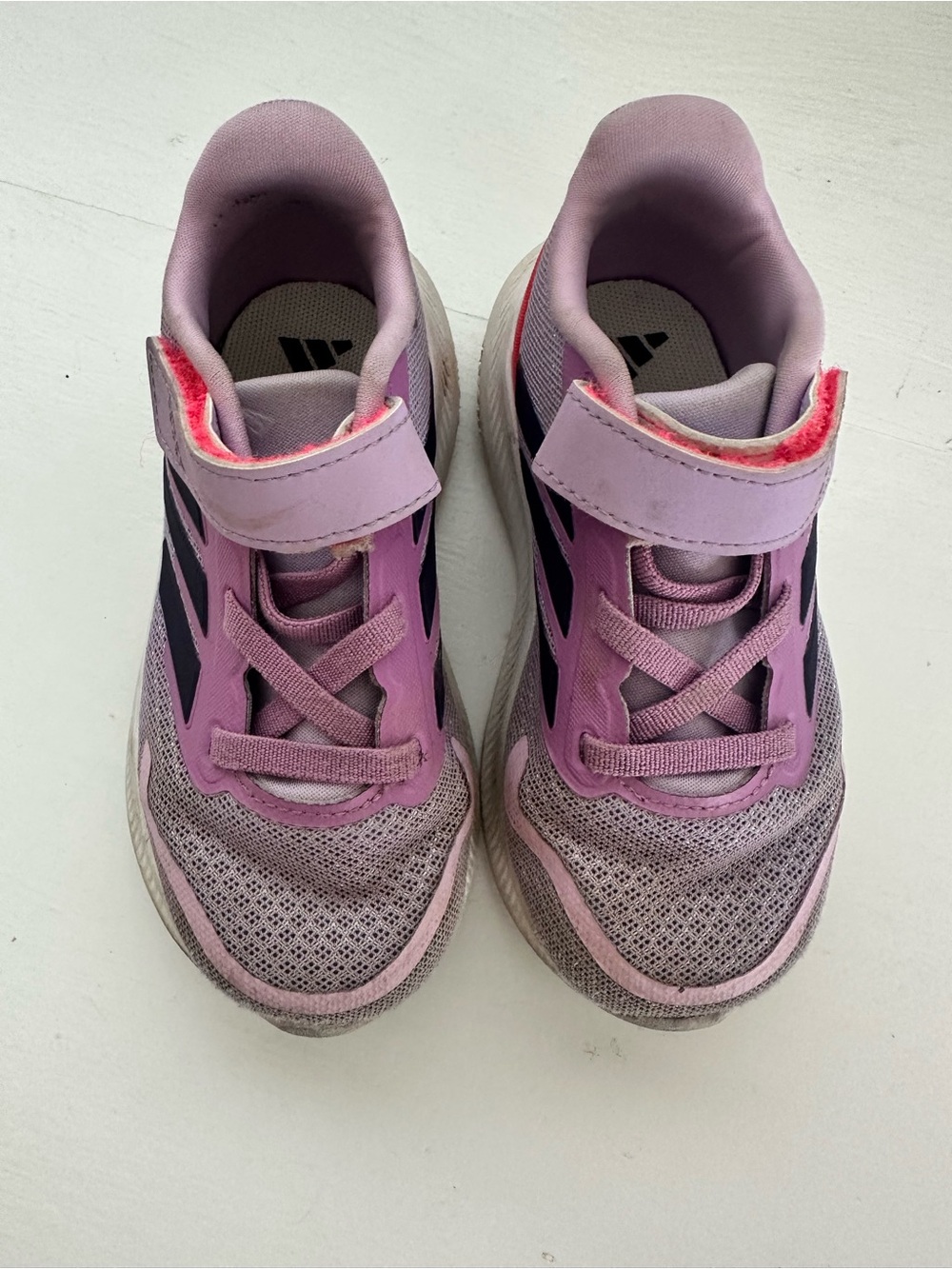 adidas Kids Sneakers - Pink Lavender with Black Accents